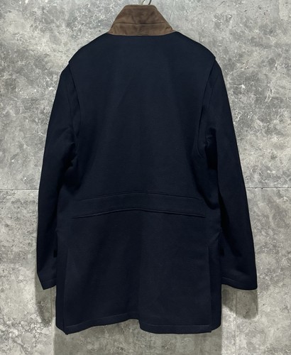 Chaqueta LORO PIANA Niños 'Roadster' Cashmere Storm System Azul Marino Edad 12 $3040+ NUEVA - Imagen 13 de 24