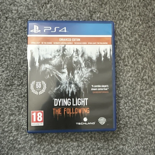Dying Light The Following PS4 Video Game (Enhanced Edition, 2016)