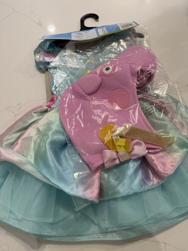 Disguise Peppa Pig Unicorn Toddler Costume M 3-4T Dress And Hood - Picture 6 of 9