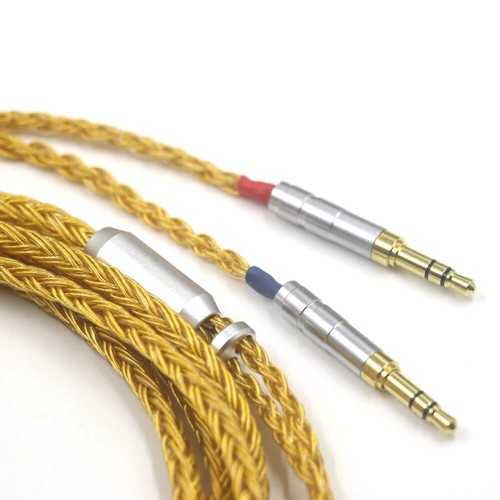 Cable para auriculares enchapado en oro de 24 k de 16 núcleos para Hifiman Sundara Ananda HE1000se HE6se - Imagen 6 de 23