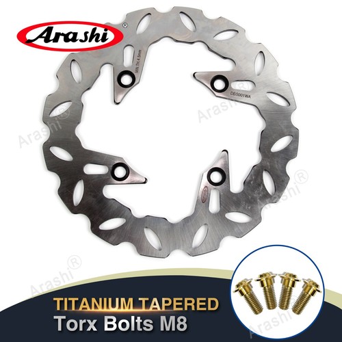 Arashi Rear Brake Rotor + Mounting Bolts For Honda XRV AFRICA TWIN 650 1988 1989 - Picture 7 of 8
