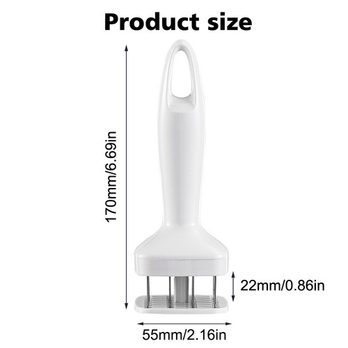 Stainless Steel Meat Tenderizer Sided Hammer for Steak Chicken Pork Fish USA - Picture 4 of 18