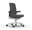 authentic vitra nib lowback pacific chair in sierra gray & nero
