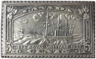 CANADA 5 CENT STEAMSHIP ROYAL WILLIAM .999 SILVER MINI INGOT COMMEMORATIVE STAMP