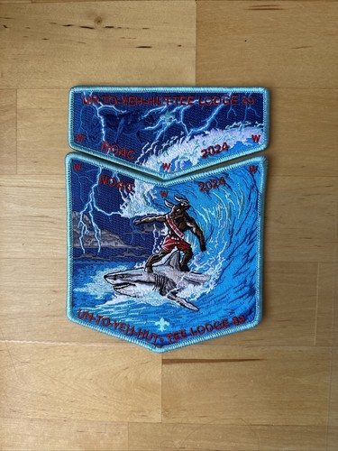 NOAC 2024 OA BSA PATCHES UH-TO-YEH-HUT-TEE LODGE FLORIDA MAN 6-PIECE SET FULL - Picture 2 of 4