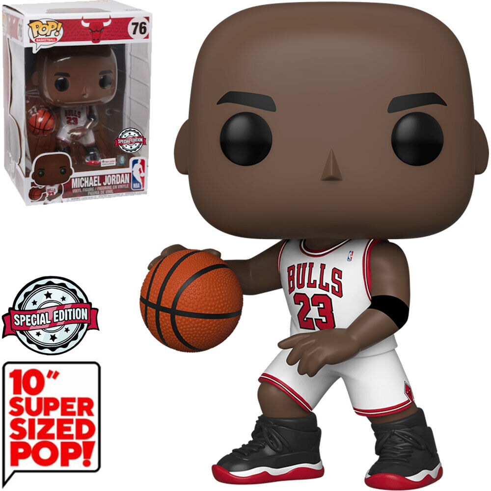 FUNKO POP BASKETBALL MICHAEL JORDAN 76 WHITE JERSEY - 10 FUNKO POP BASKETBALL MICHAEL JORDAN 76 WHITE JERSEY - 10