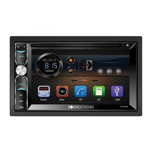 Soundstream VR-620HB 6.2” Touchscreen Stereo +Wide Angle Rearview Camera XV95BK - Picture 2 of 9
