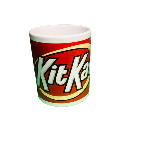 Kit Kat Red White Coffee Mug 11oz Vintage By Galerie Vintage 90s Candy