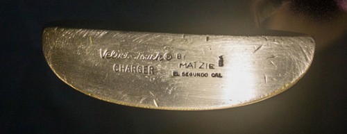Vintage Matzie Velvet Touch Charger wood & brass putter RH U.S.A. - Picture 2 of 8