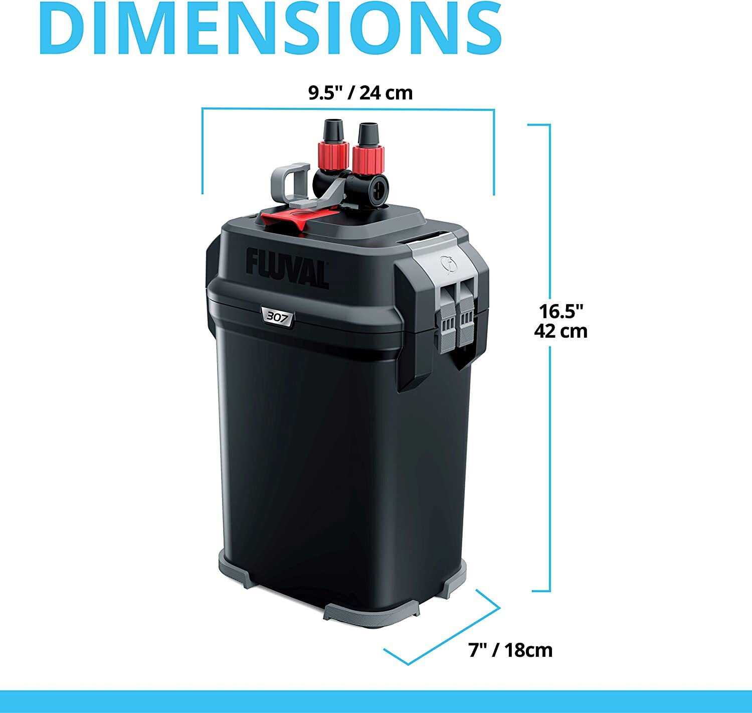 FLUVAL 107 207 307 407 EXTERNAL POWER FILTER WITH MEDIA AQUARIUM FISH