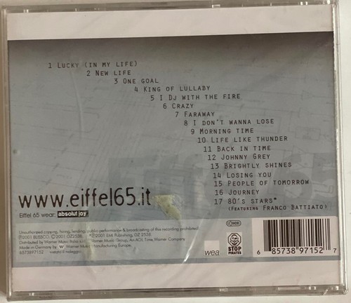 EIFFEL 65 Gabry Ponte "CONTACT!" RARO CD ITALIA fuori catalogo - SIGILLATO - Picture 2 of 2