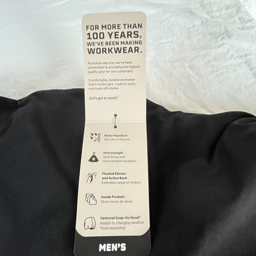 Bundle - Berne Coat with Champion wicking Hoodie - Large Winter Work Coat - Picture 9 of 19