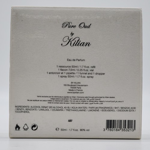 Kilian Pure Oud Refill EDP Original Formula - 1.7oz 50ml new, open box - Afbeelding 4 van 4