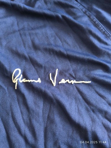 vintage 90's Mens T- shirt Versace Classic V2 Size XL Color Blue RARE - Picture 14 of 22