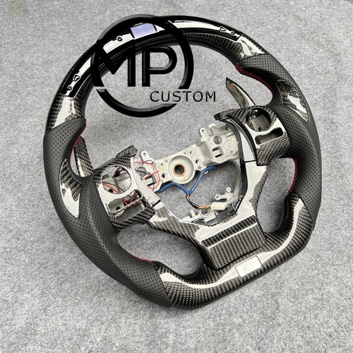 LED Carbon Steering Wheel With Paddles fit For Lexus IS250 IS300 IS350 RC300 - Bild 6 von 14