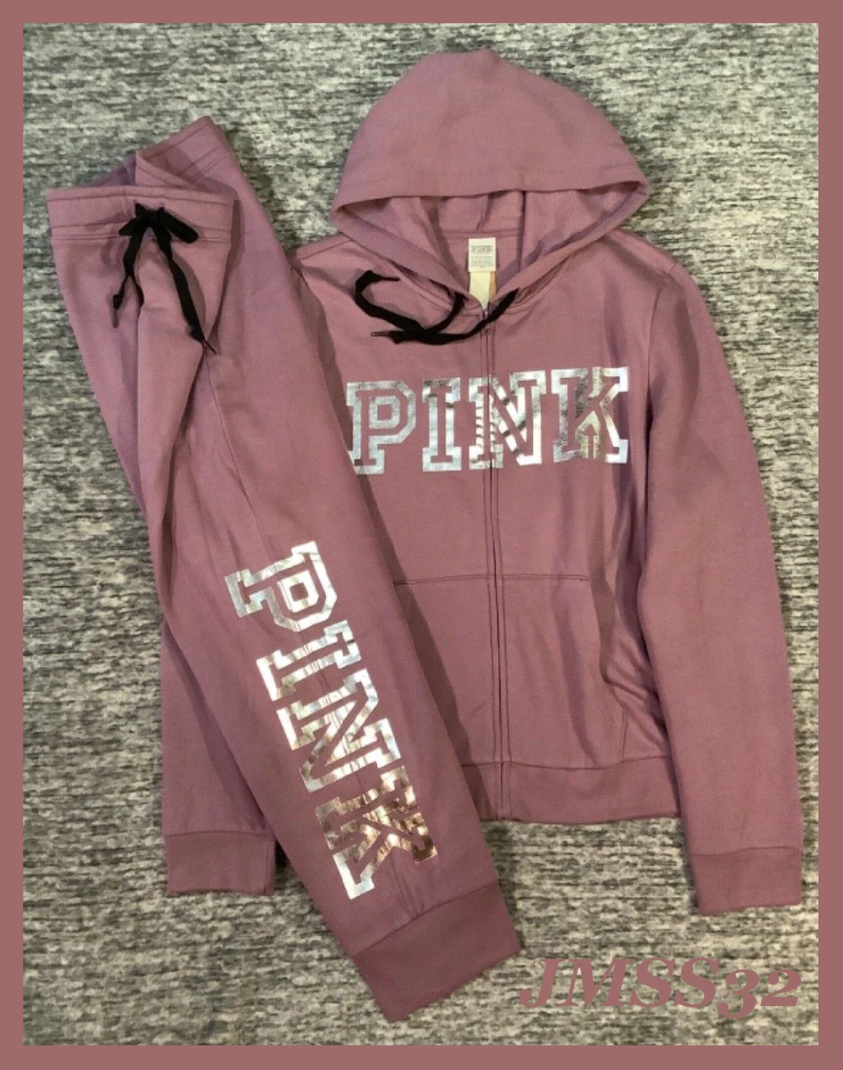 Victoria's Secret Pink Bling Campus Crew & Campus Legging 2 Piece