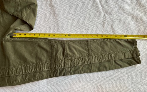 J.CREW Women's $128 Size 28 Olive Green Slim Zip Ankle Jeans - Picture 15 of 18