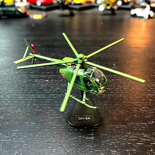Alloy 1/100 Scale US Army OH-6A Cayuse Helicopter Finished Model Collection Gift - Picture 12 of 24