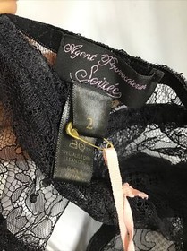 Agent Provocateur Adara Bra 34C /Corset garter belt ￼With Nylons NWT 2