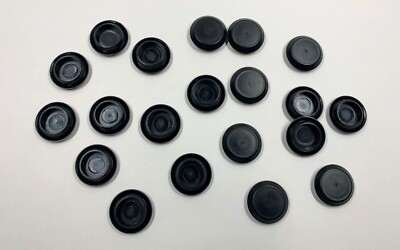 20 NEW Flush Sheet Metal Plugs – Fits 1 Inch Hole & 7/16 Diameter – For GM Camaro, Trans Am, Corvette, Etc.