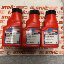STIHL 2.6 ounce oz oil HP high performance 50:1 2-Cycle 2.6 / 1 Gal Mix 3 pack