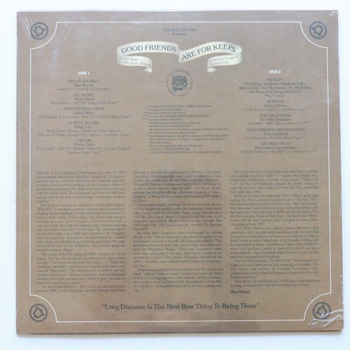 Good Friends Are For Keeps - America Sings Of Telephones - 12" Vinyl LP - Sealed - Picture 3 of 5