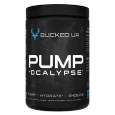 BUCKED UP PUMP-OCALYPSE BLUE RAZ 13.8 OZ 30 SERVINGS 04/2026