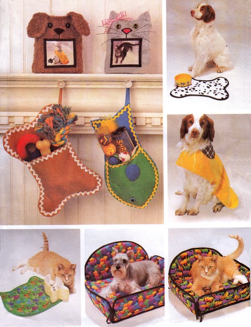 PET ACCESSORIES | Raincoat | Hat | XMAS | Bed | Placemat | UNCUT Sewing Pattern