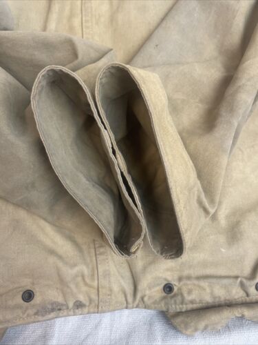 Vintage 50s Hinson Bodyguard Men's DISTRESSED Utility Hunting Jacket - Size 48 - Picture 10 of 11