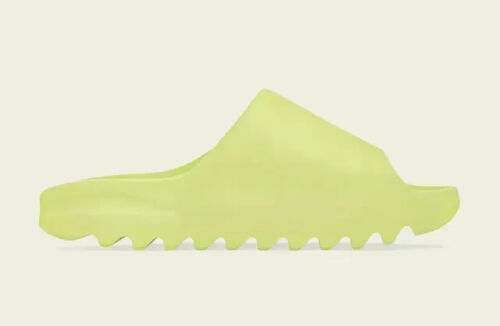 Size 12 - Adidas Yeezy Slide Glow Green (2021 Release) - Picture 2 of 4