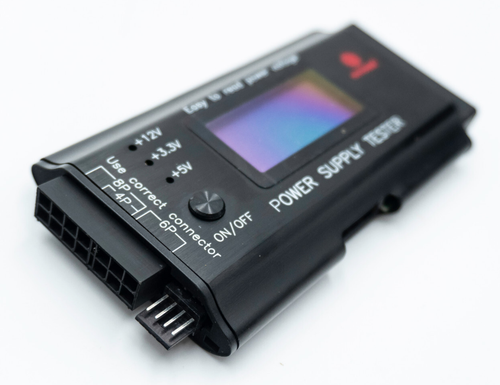 Coolmax LCD Power Supply Tester 24-Pin Model PS-224 - Power Voltage - Picture 5 of 6