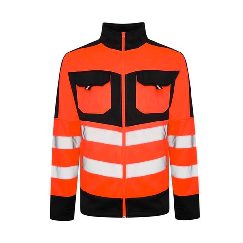 Arbeitsschutzkleidung Sicherheitsjacke Arbeits jacke Warnschutzkleid Warnleuchte - Bild 4 von 10