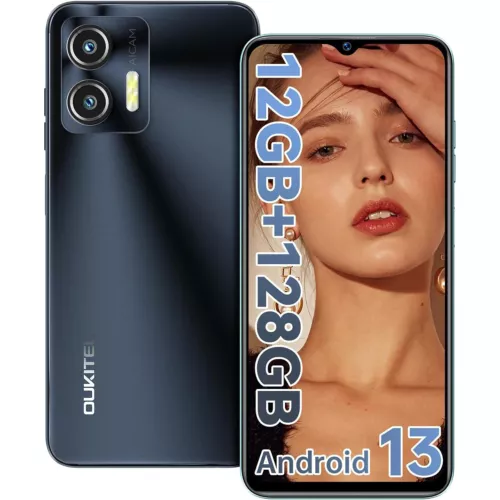 OUKITEL C36 Smartphone Ohne Vertrag 12GB+128GB Android Handy 6,56" 90Hz 5150mAh