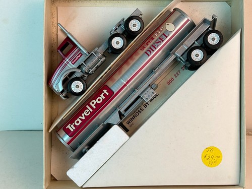 Camión semirremolque Winross, puerto de viaje con caja original - Imagen 1 de 9