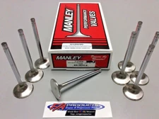 Manley 11509-8 1.880" Big Block Chevy 3/8" Race Master Exhaust Valves Set Of 8