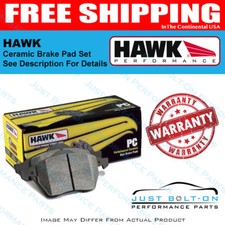 HAWK Ceramic Brake Pad Sets Performance Vehicle Fitment See Descr. HB518Z.642