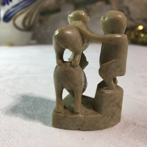 Chinese Carved Hard Stone Monkeys figurine - Picture 3 of 7