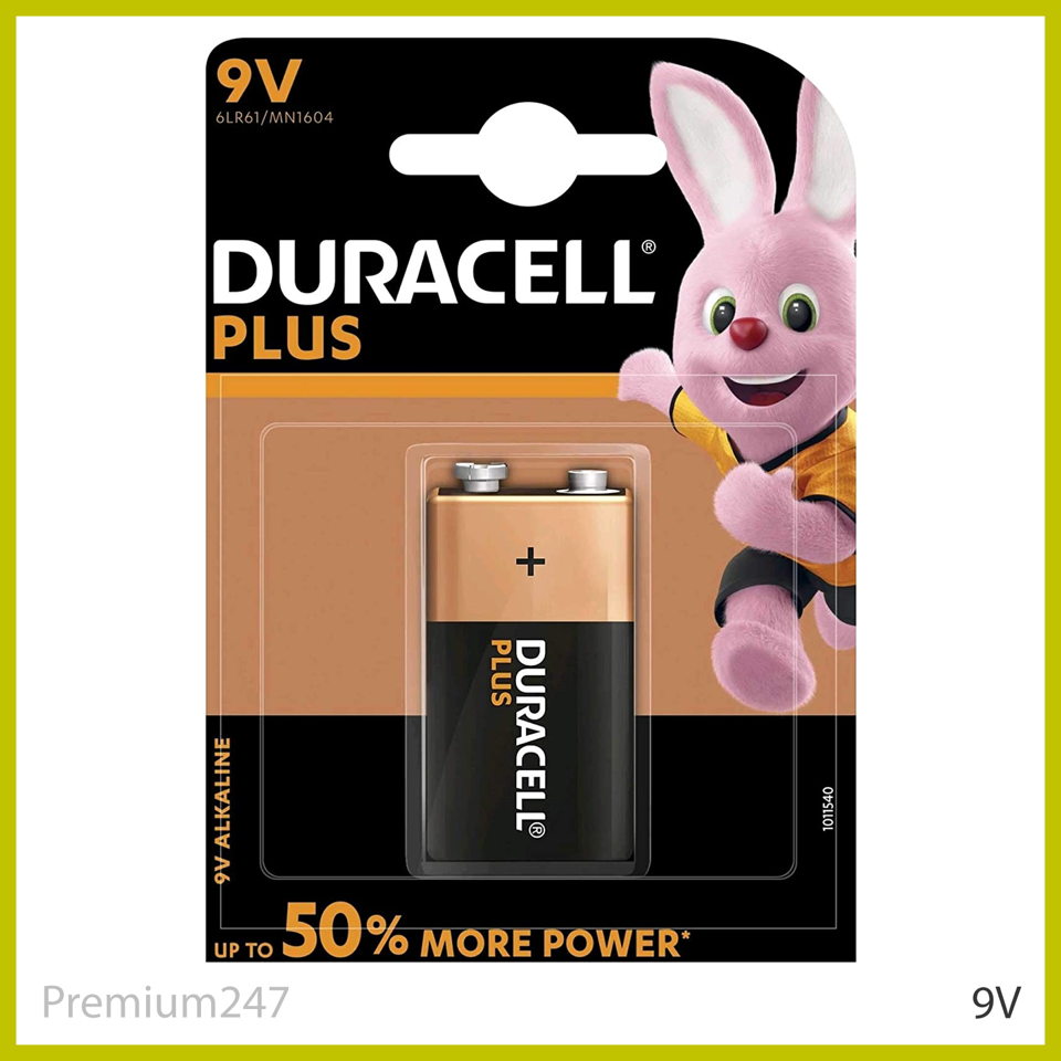 Duracell MN1604 Plus Power 9V Alkalisk Batteri E-Block 6LR61 I 2 - Foto 6