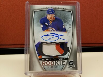 Michael Dal Colle 2018-19 The Cup Auto Rookie Card /249 NEW YORK RANGERS