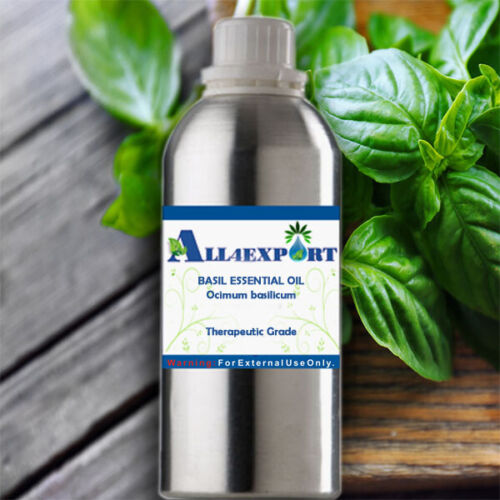 OLIO ESSENZIALE DI BASILICO PURO ocimum basilicum PROFUMO NATURALE ALLE ERBE - Foto 28 di 30