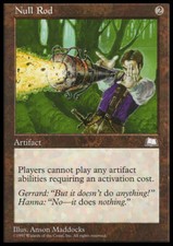 MTG Magic the Gathering Null Rod (154/167) Weatherlight LP