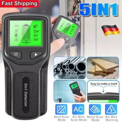 5 in 1 Stud Finder Wand Scanner Metall Detektor Leitungssucher Kabelfinder 
