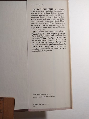 A DICTIONARY OF NAPOLEONIC WARS By David G. Chandler - Hardcover - Picture 4 of 17