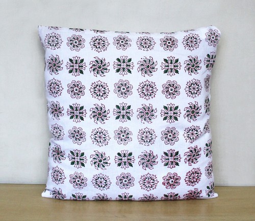16x16 Indian Hand Block Print Decorative Cotton Cushion Covers Throw Pillow Case - Picture 163 of 185