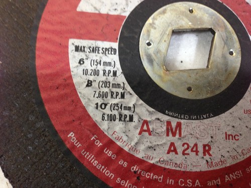 Rueda de corte de metal diamante ABMAST INC. 8" x 1/8" x (paquete de 7) A24R - Imagen 5 de 6