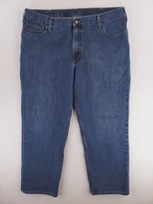 Carhartt Jeans Mens 42x30 Relaxed Tapered Work Pants Loose Baggy Medium Wash