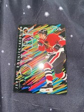 Jeremy Roenick Chicago Blackhawks insert 9 of 10 1994 Fleer Flair card