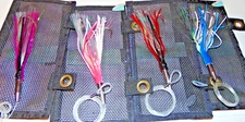4 Custom Made Offshore Fishing Saltwater Trolling Lure Mahi Tuna Wahoo Bag Lot