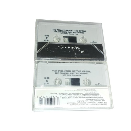 The Phantom of the Opera Cassette Tape 1 & 2, The Original London Cast Recording - Picture 2 of 2
