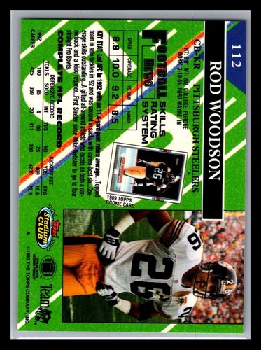 1993 Topps Stadium Club Football # 1 - 200 - Pick Your Card! - Picture 224 of 400